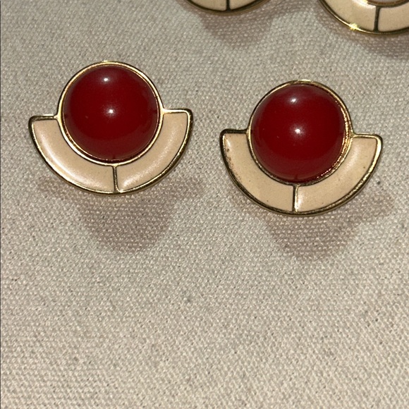 Monet Vintage Earrings 2 pair - Picture 3 of 6